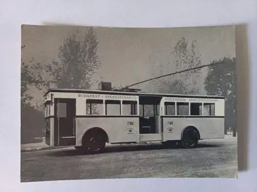 AK Zweiachsiger Trolibus mit Verschweisstem Stahlrahmen, Ganz Fabrik Ungarn 1970