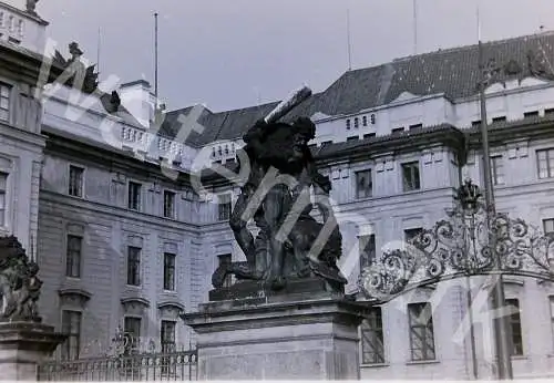 Vintage Negativ Foto Matthias Gate Prag Czech Republic 1950s  B10/56