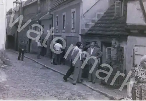 Vintage Negativ Foto  Zlatá ulička Golden Lane Prag Czech  1950/60s  B10/61