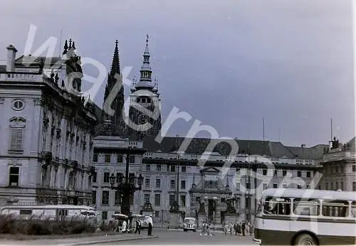 Vintage Negativ Foto  Hradschinplatz Prag Czech  1950/60s  B10/66