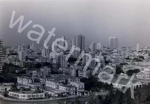 Vintage Negativ BW  Foto View to  Havana  Cuba   1960s  B10/68