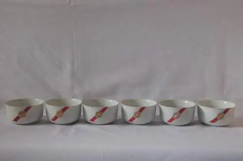 Vintage TWA Airline 6 Small Cups Sauce Cups set 44-1752 Soßenschüsseln Set