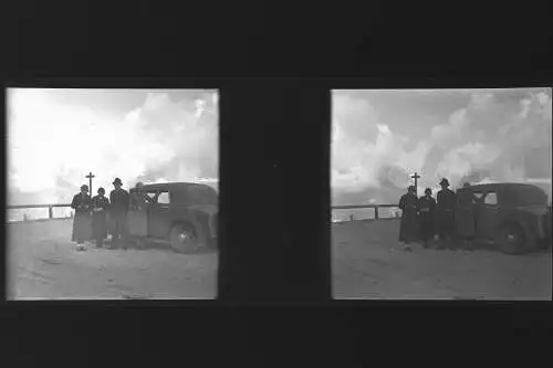 Antique  Stereo Glasnegativ Platten 11 Stk. - Leben in den frühen 1900er  -Tirol