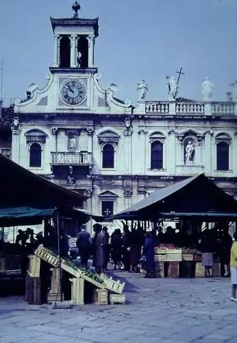 Orig 35mm DIA Slide Italien Udine San Giacomo  '60s B13/1