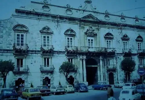 Orig 35mm DIA Slide Siracusa Italien Palazzo Beneventano Del Bosco  '70s B13/20