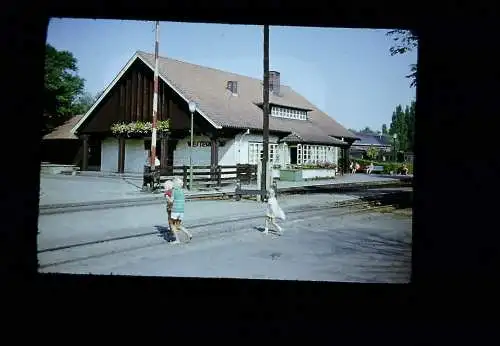 Original  MINI DIA DDR  Wernigerode Westerntor Bahnhof '60 B13/67