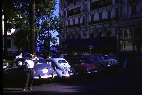 Vintage Dia Film Slide 35mm Monaco Hotel de Paris Street Scene '60s B5/L74