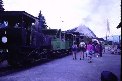 Vintage Dia Film Slide 35mm Achenseebahn Tirol '60s B3/R98