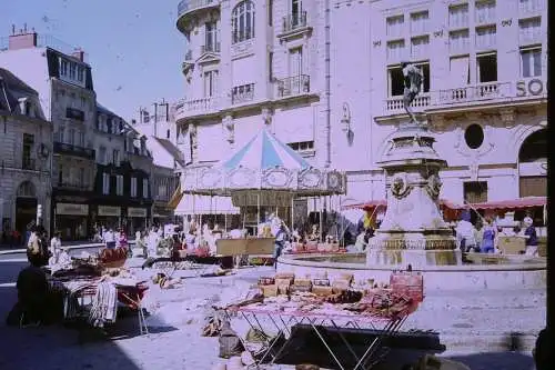 Vintage Dia Film Slide 35mm  Burgundy, Beaune- France  '60s B4/L9