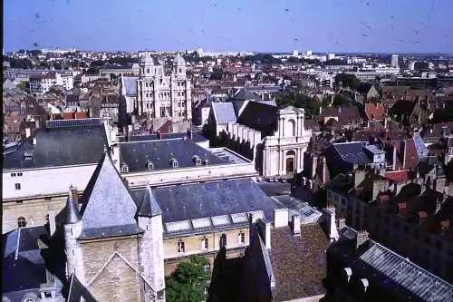 Vintage Dia Film Slide 35mmView of  Dijon France  '70s B4/L15