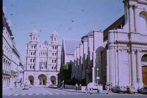 Vintage Dia Film Slide 35mm Church of St. Michael  Dijon France  '70s B4/L16