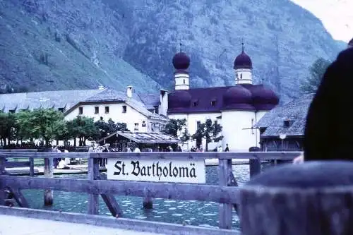 Vintage Dia Film Slide 35mm Saint Bartholomew's Church Deutschland  '70s B4/L20