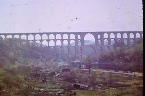 Vintage Dia Film Slide 35mm Göltzschtalbrücke Deutschland  '60s B4/L21