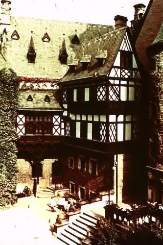 Vintage Dia Film Slide 35mm Wernigerode Castle Deutschland  '60s B4/L23