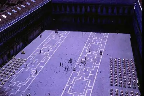 Vintage Dia Film Slide 35mm Piazza San Marco Venice Italy  '60s B4/L37