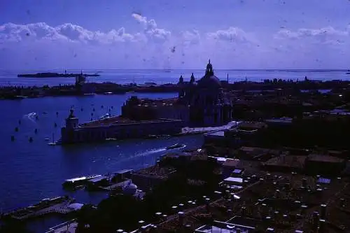 Vintage Dia Film Slide 35mm Venice Santa Maria della Salute  Italy  '60s B4/L40