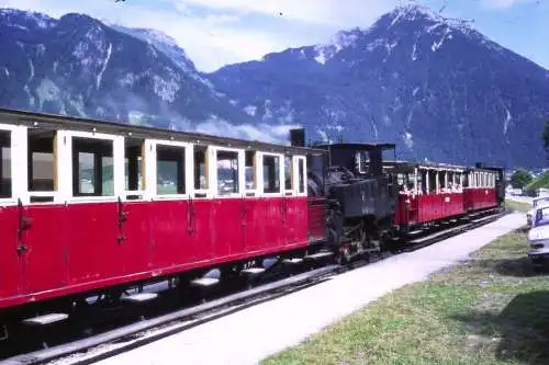 Vintage Dia Film Slide 35mm Achenseebahn Lok 2 Tirol   '60s B4/L43