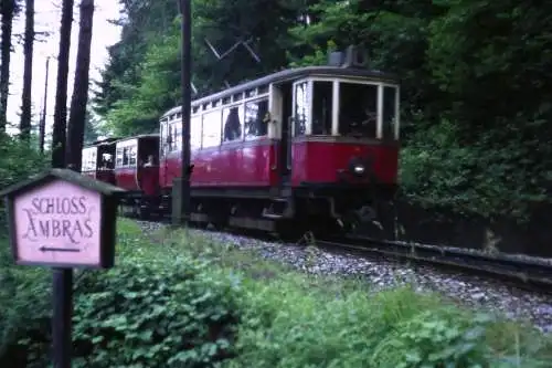 Vintage Dia Film Slide 35mm Strassenbahn Innsbruck Linie 6  '60s B4/L43