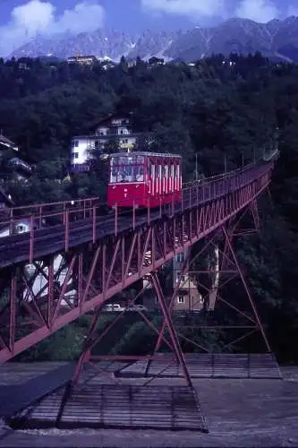 Vintage Dia Film Slide 35mm Hungerburgbahn funicular Austria '60s B4/L47