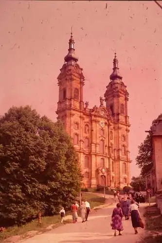 Vintage Dia Film Slide 35mm Klosterkirche Vierzehnheiligen   1959  B4/L87