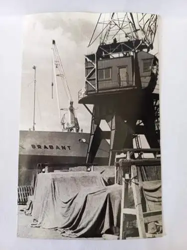 Vintage Foto B&W Oslo, Hafen 1964