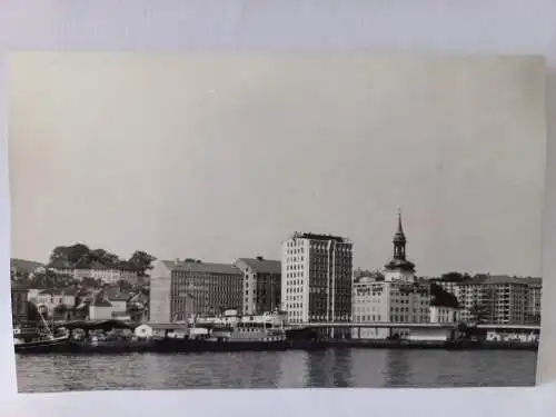 Vintage Foto B&W Bergen, Vägen 1964