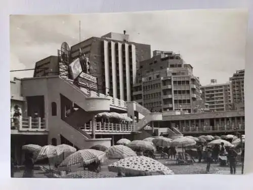 Vintage Foto B&W Alexandria, Strand - Beach   1971 14x9cm