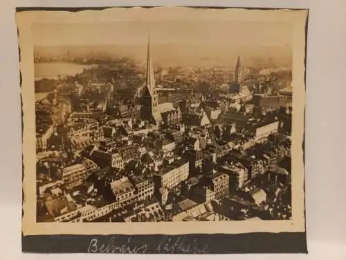 Vintage Foto Hamburg Panorama c1940