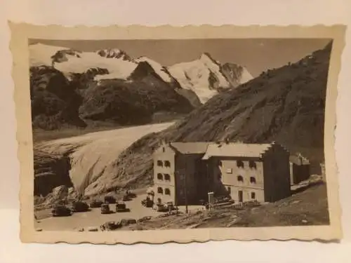 Vintage Foto Glocknerhaus, Grossglockner  Panorama c1940