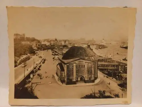 Vintage Foto Hamburg Elbtunnel  c1940