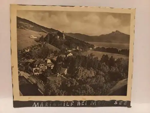 Vintage Foto Mariahilf beim Mondsee  1938