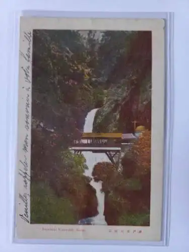 AK Postcard CPA Japan Nunobiki Waterfall Kobe