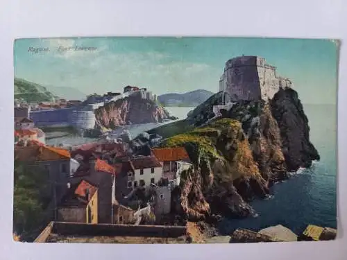 AK Postcard CPA Ragusa, Fort Lorenzo Dubrovnik Kroatien