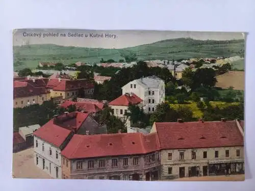 AK Postcard CPA General view of Sedlec and Kutné Hory