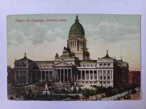 AK Postcard CPA Palacio del Congreso, Buenos Aires - Argentinien