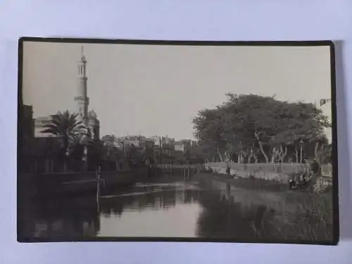 AK Postcard CPA Egypt - Cairo - Kanal