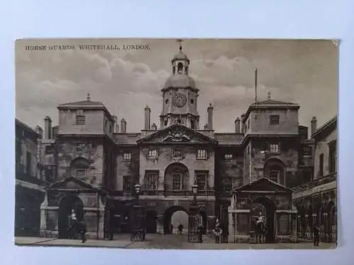 AK Postcard CPA Horse Guards Whitehall, London