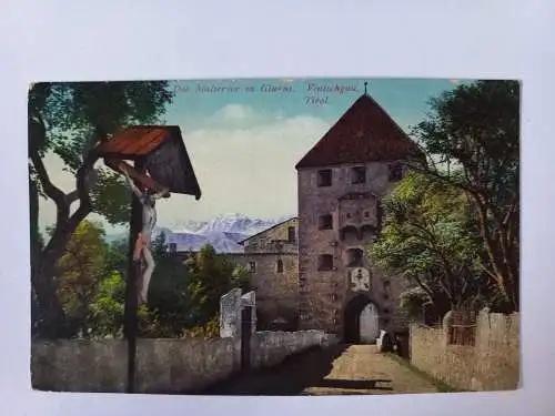 AK Postcard CPA Das Malsertor in Glurns, Vintischgau, Tirol