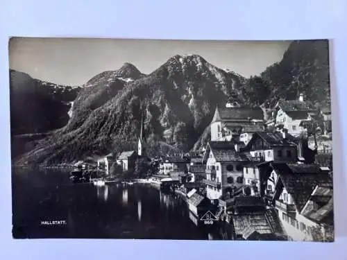 AK Postcard CPA Hallstatt , 1929