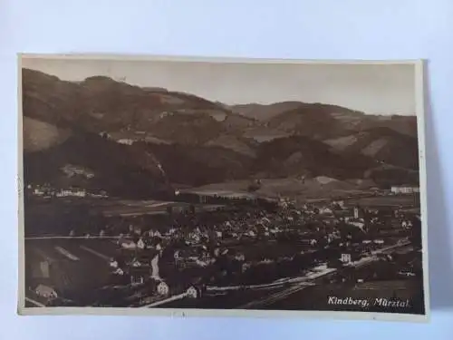 AK Postcard CPA Kindberg, Mürztal 1930