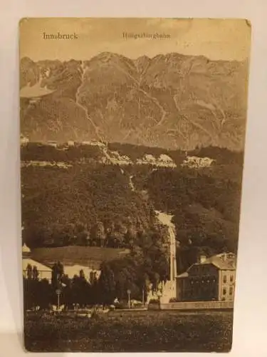 AK Postcard CPA Innsbruck, Hungerburgbahn