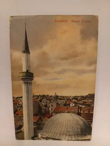 AK Postcard CPA Sarajevo, Gazi Husrev-beg Mosque Moschee