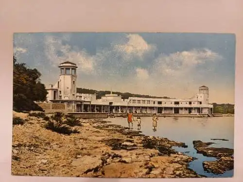 AK Postcard CPA Insel Brioni i. der Adria, Seebad Saluga 1911