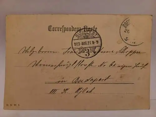 AK Postcard CPA  Gruss aus Ober-Fellabrunn  1903