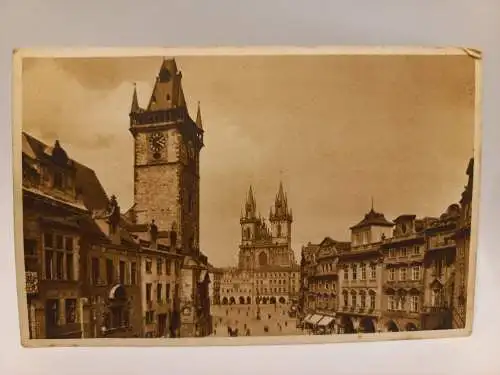 AK Postcard CPA Prag, Altstädter Ring