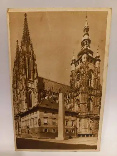 AK Postcard CPA Prag, St. Veitsdom