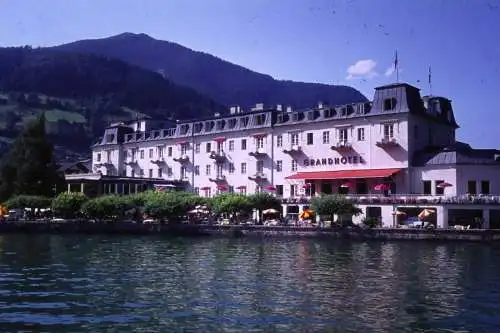 Vintage Dia Film Slide 35mm Grand Hotel Zell am See  '70 B4/R20