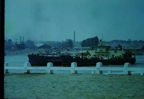 Vintage Dia Film Slide 35mm Hafen Tulcea Rumänien   '70s  B11/5/32