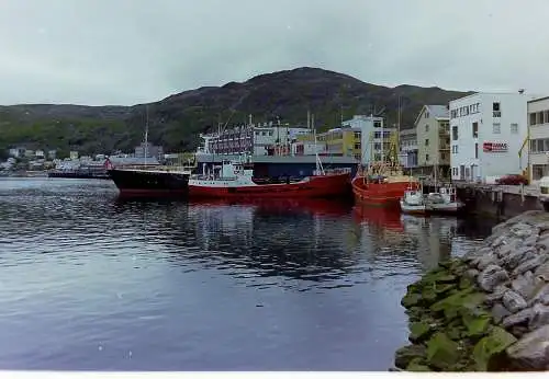 Vintage Negativ Foto Honningsvåg /?/ Norway '70s 10/K2/116