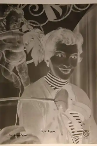 Vintage Glasnegativ Platte Glassnegative Inge Egger